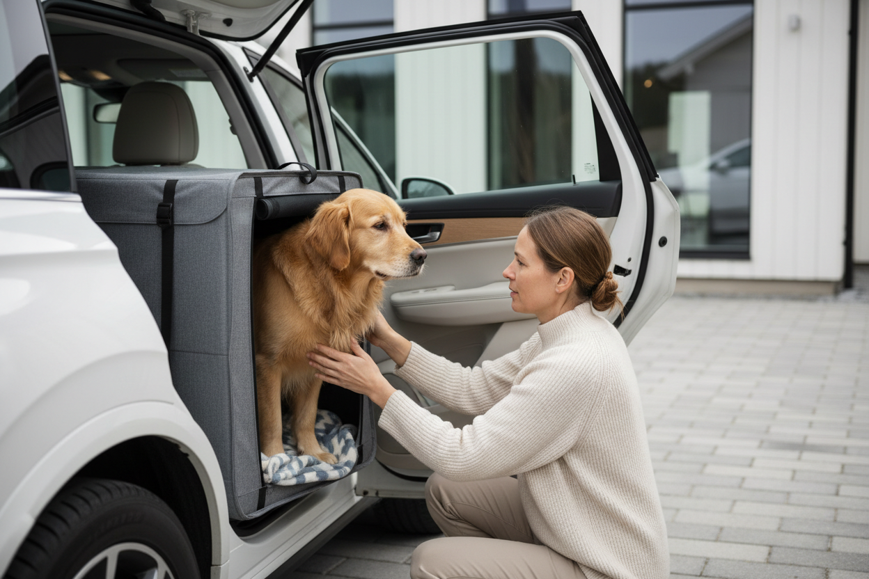 Säkerhet i bil – hur skyddar du din hund?